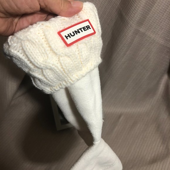 NWT Hunter Original Short Cable Knit Hunter white color - Picture 5 of 6